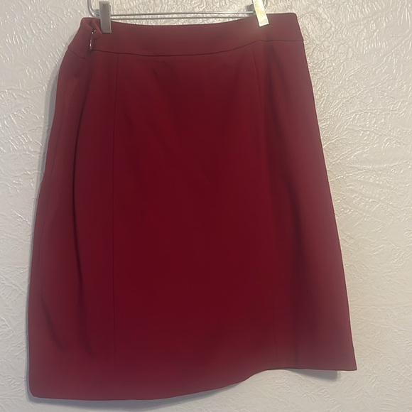 Talbots Red Skirt 12 - Picture 7 of 7